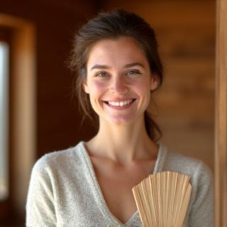 Porträt von Aufguss-Meisterin Anna Meier