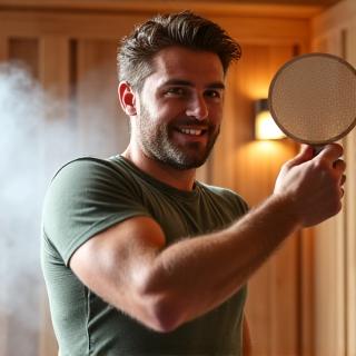 Porträt von Aufguss-Meister David Steiner