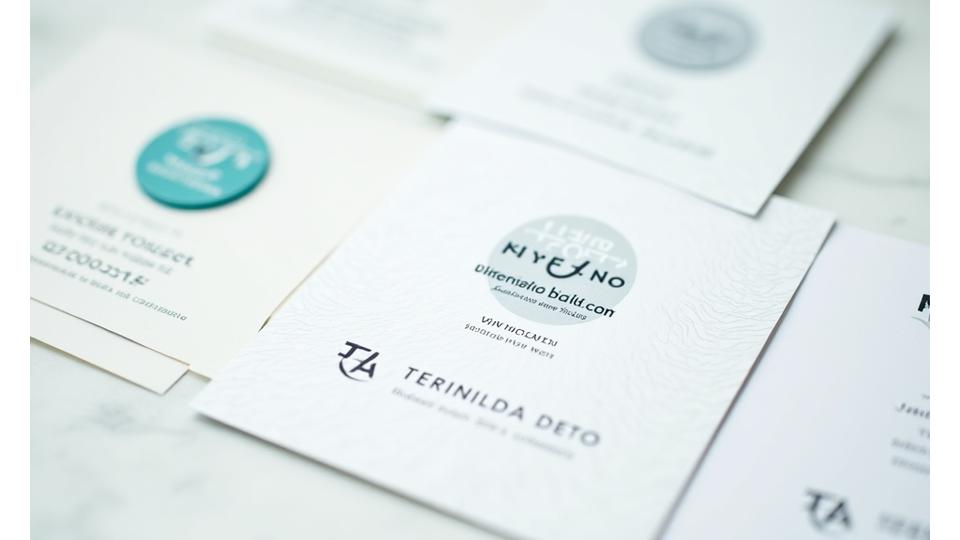 Gerahmte Zertifikate und vertrauensvolle Siegel, die auf einer Holztischplatte in einem sauberen, professionellen Raum ausgestellt sind