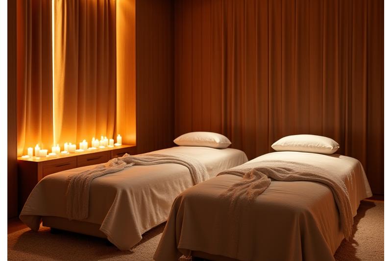 Couple-Spa für romantische Partnermassagen