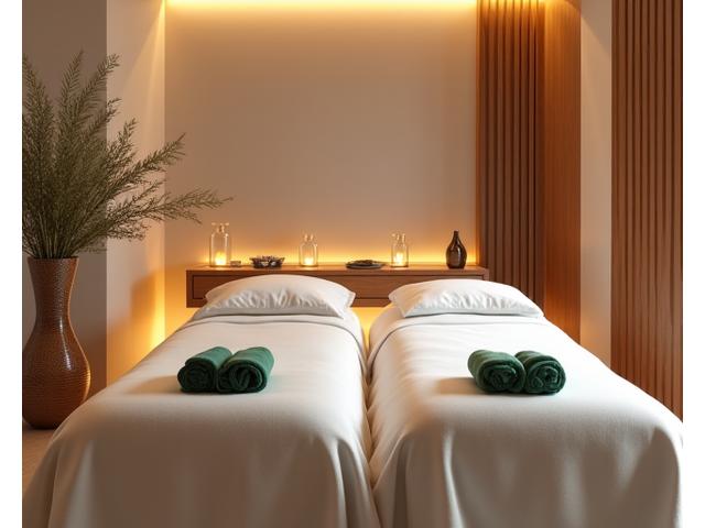 Paarmassage in eleganter Suite