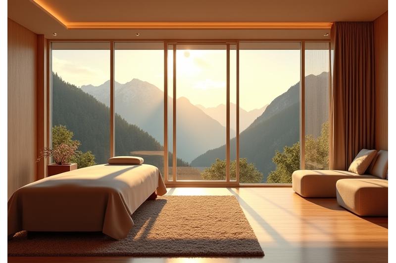 VIP Massage-Suite mit privatem Bereich