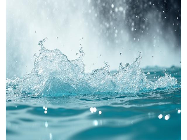 Nahaufnahme von sprudelndem Thermalwasser in einem Becken.